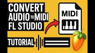 Convert Audio To MIDI FL Studio tutorial