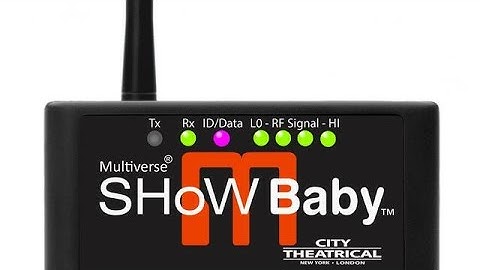 Multiverse SHoW Baby - Five Wireless DMX Features That Rock