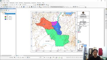Georeferencing Dan Digitasi Peta Administrasi Kec. Baruga di ArcGis