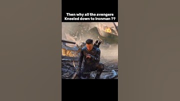 WHY ALL THE AVENGERS KNEEL DOWN TO IRONMAN??? #mcu #marvel #shorts #video