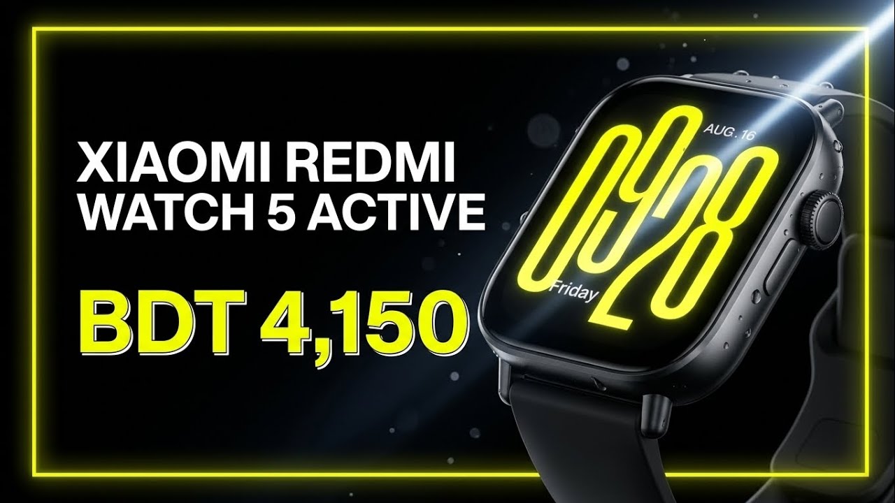 Redmi Watch 5 Active Only At 4,150 BDT! | Bluetooth Calling Smartwatch