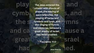 Catholic Bible Study | 1 Maccabees 13:51 | Jesus Rose Co. ✝️