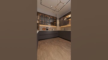 Next-Level Kitchen Design in 3ds Max 🔥 | #3DModeling #KitchenInspo #Shorts