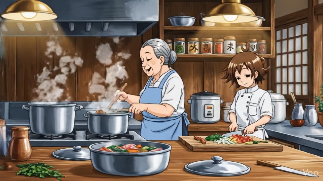 This Rainy Day at Grandma’s Little Shokudo Feels Special | Ghibli Piano Relax