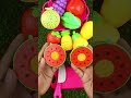 WOW Relaxing & Satisfying Video Cutting Sounds - ASMR Toy Vegetables and Fruits #viral #asmr #shorts