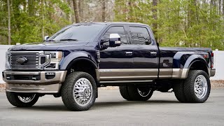 DAVIS AUTOSPORTS  2022 F450 KING RANCH  AMERICAN FORCE, AIR SUSPENSION & MORE