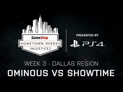Injustice 2 - Ominous vs ShowTime - GameStop Hometown Heroes Week 3 - Final