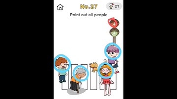 brain out chapter level 27 // point out all people //#EASYPEASYGAMING