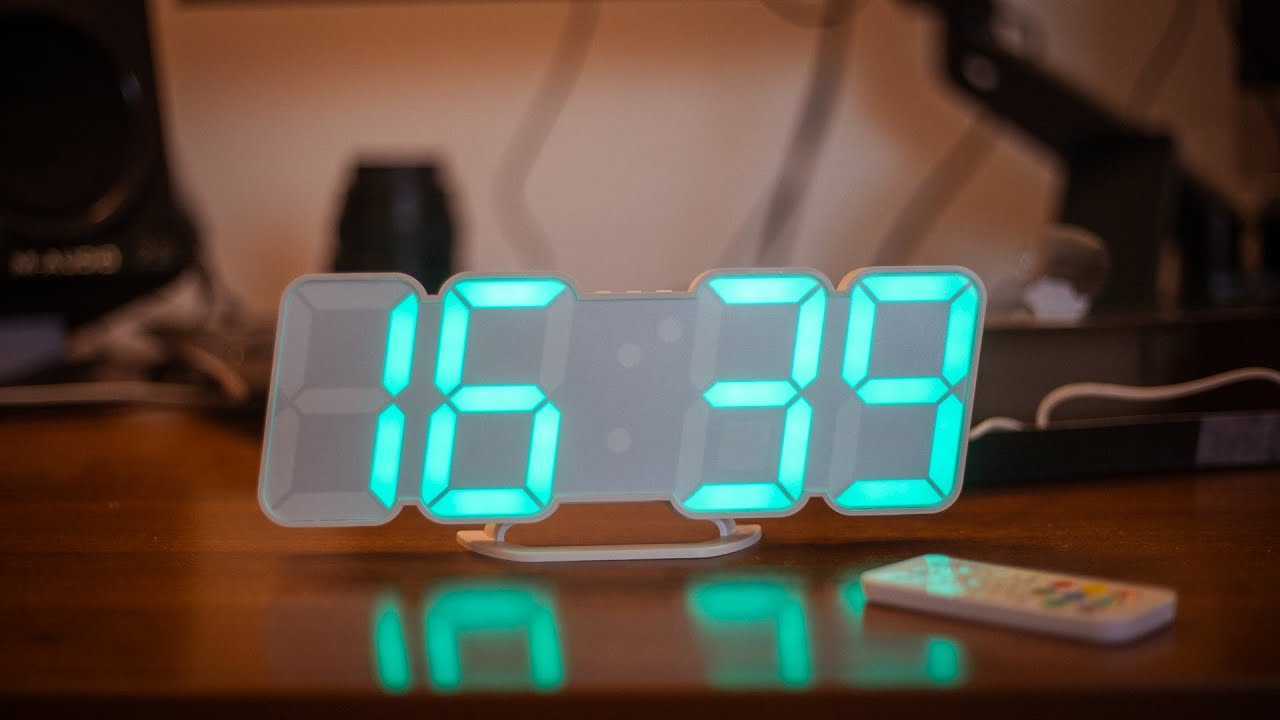 Auriol digital LED Wall & Desk Clock from Lidl