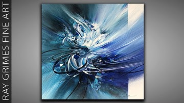 Abstract Painting Techniques / 237 / Depth / Relaxing / Acrylics / Painting Demonstration