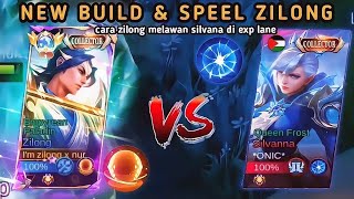 ZILONG USERS MUST TRY THIS BUILD & SPELL THAT'S SUITABLE FOR FIGHTING SILVANA IN EXP LANE ‼️