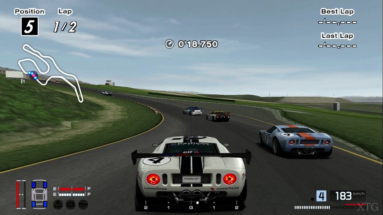 1573] Gran Turismo 4 - Ford GT LM Race Car Spec II '04 PS2 Gameplay HD 