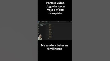 Curso Python #05 -Jogo da Forca em Python3 aula 5 #python  #programacao #desenvolvedores #javascript