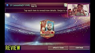 FIFA 17 MOBILE GLOBAL TOUR 97 LACAZETTE REVIEW!! MASTER LACAZETTE GAMEPLAY! BEAST!! | FIFA Mobile 17