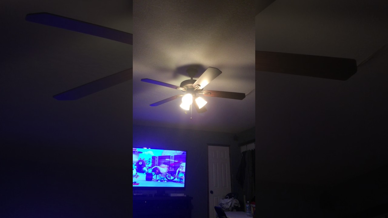 Ceiling Fan Moves By Itself Youtube