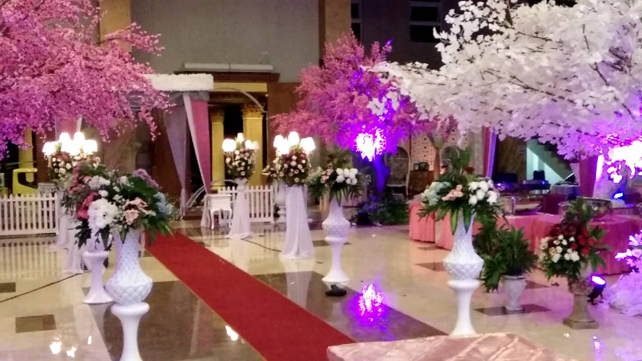Dekorasi Pernikahan Di Rumah  Sederhana  Nuansa  Pink 