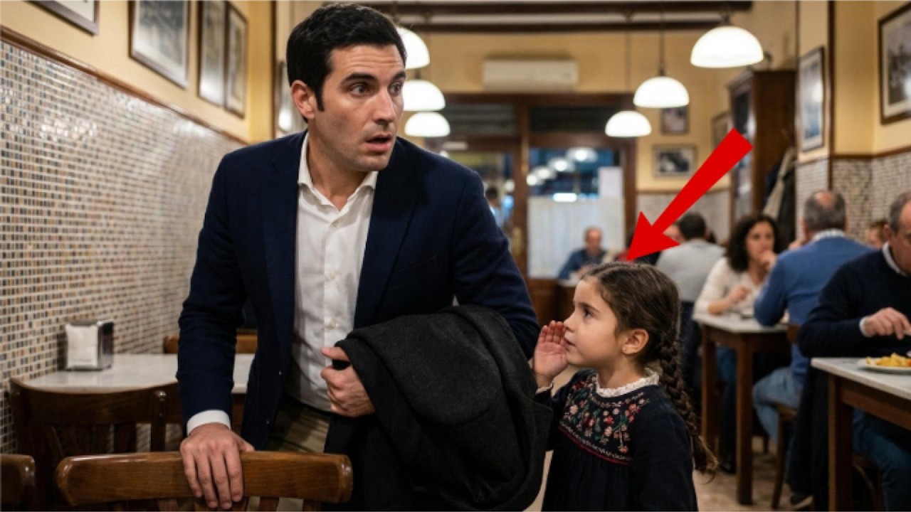 Millonario se levantó para irse… y una niña susurró: “Señor, mi mamá está solita.