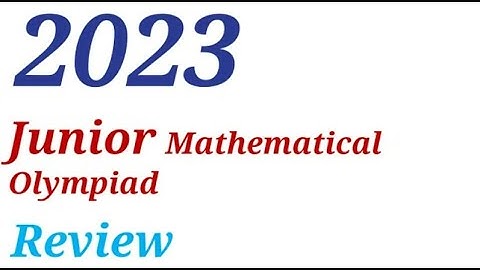 UK JMO 2023 UKMT Junior Mathematical Olympiad Solutions Math Olympiad 2022 2024 problems past papers