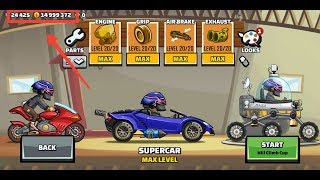 Hill climbing racing 2 hacked unlimited coin and diamonds screenshot 4