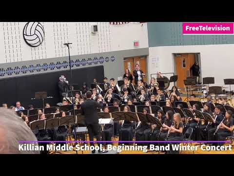 Beginning Band Winter Concert by students of Killian Middle School