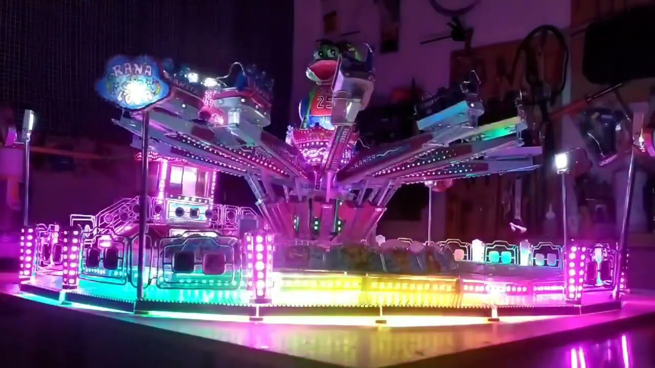 Maqueta Ranita Loca en funcionamiento.