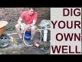 DIY build your own backyard well for free water