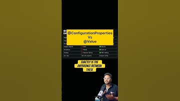 Value Annotation Vs ConfigurationProperties Annotation In Spring ✅ #springboot #java