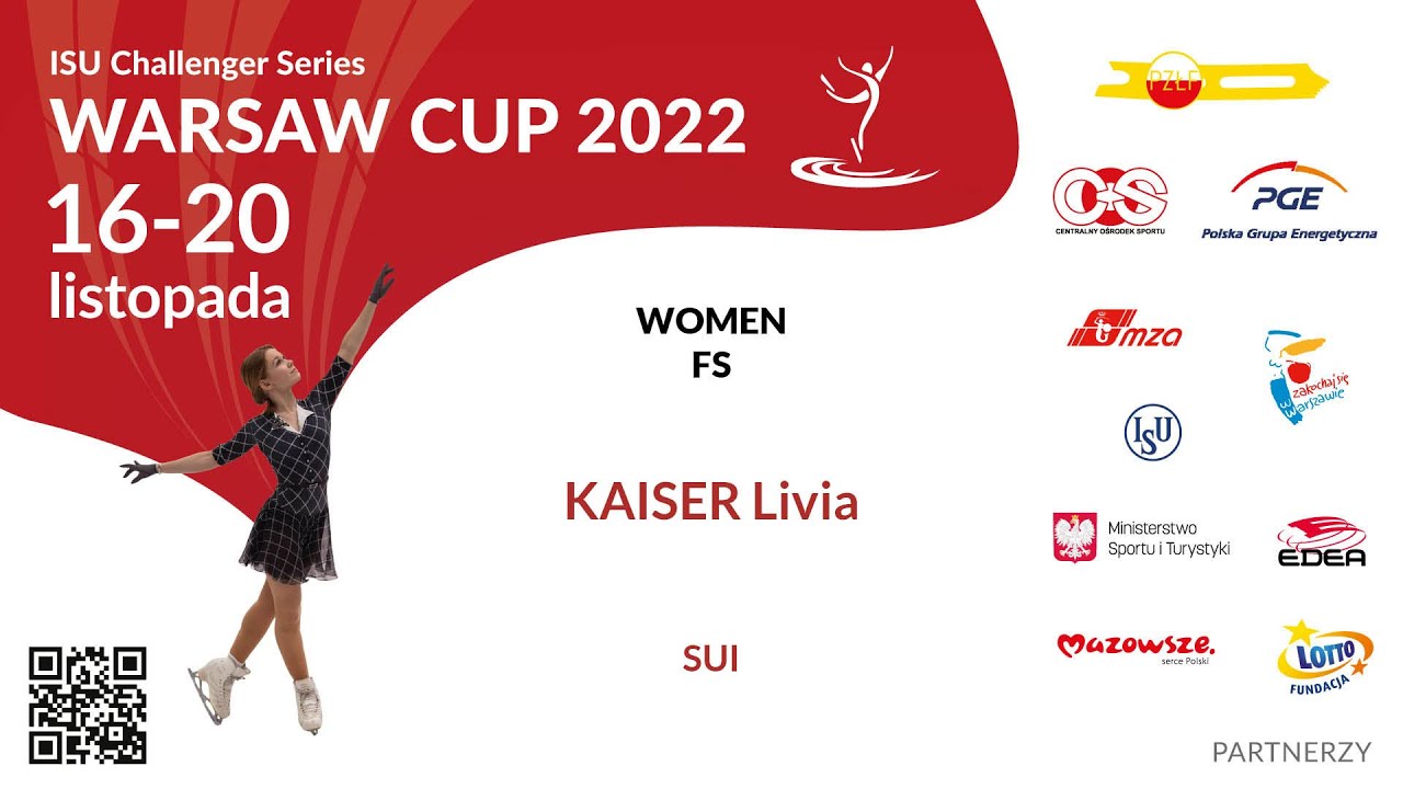 20 Livia KAISER SUI Women FS CS Warsaw Cup 2022 YouTube