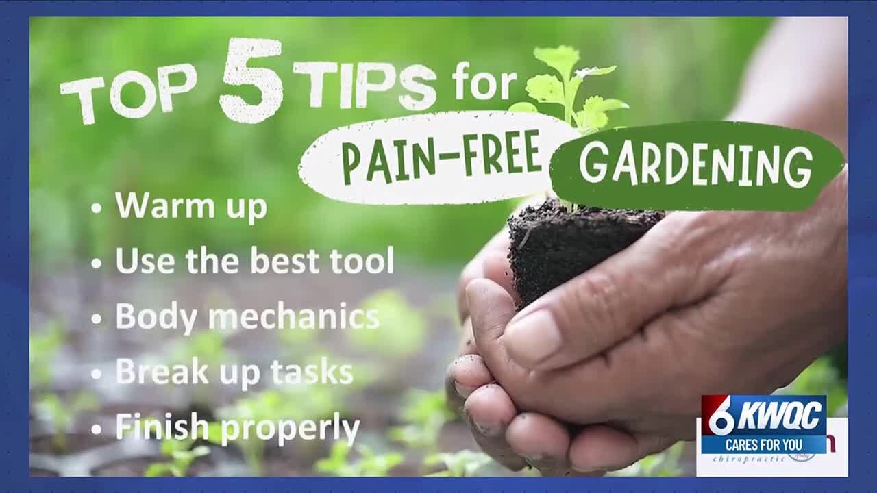 Growing without groaning: smart tips to protect against pain from yard work