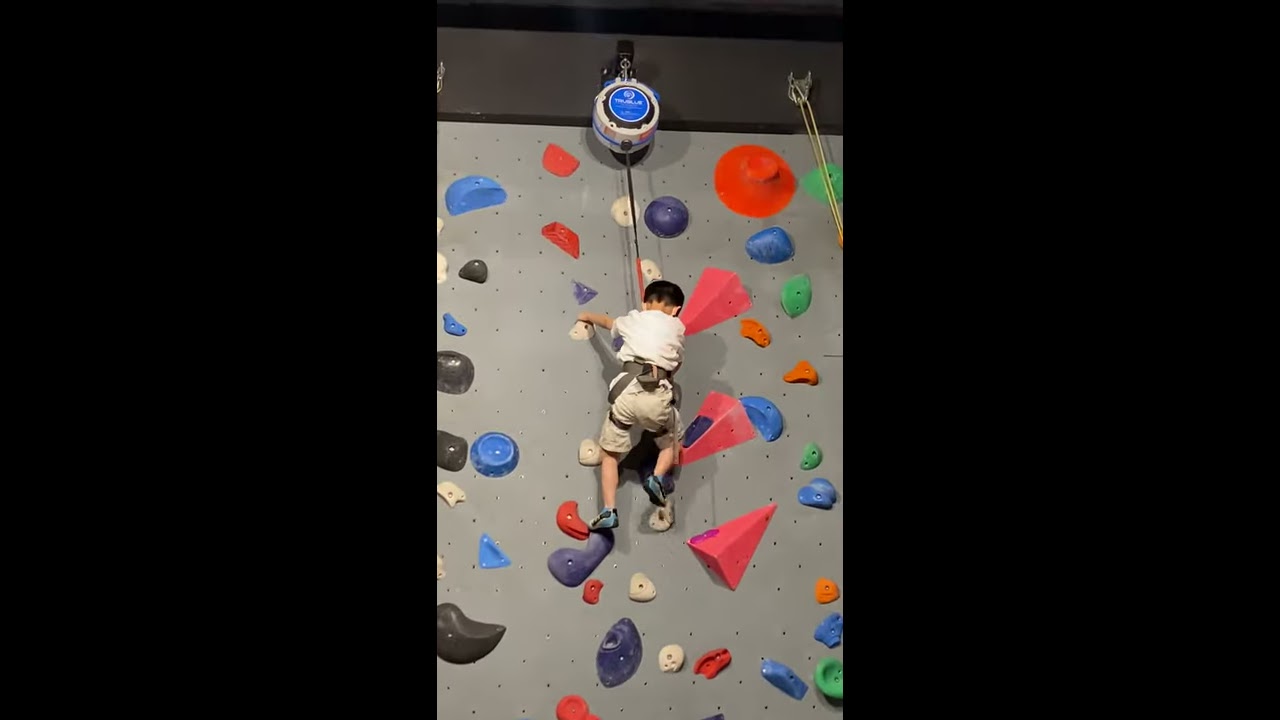Lincoln Keaton Climbing Trial Lesson On Ma Birthday 