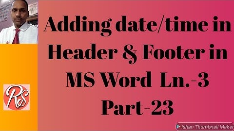 Part 23 computer class 6 lesson 3 Exploring MS Word 2007