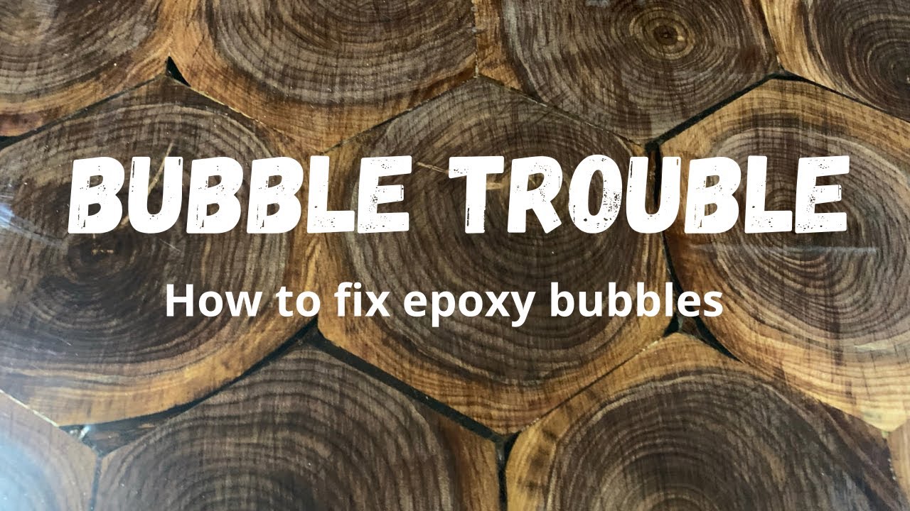 Epoxy Quick Tip: How To Fix Epoxy Bubbles.