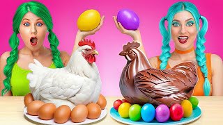 Real Food Vs Chocolate Food The Ultimate Taste Test Challenge