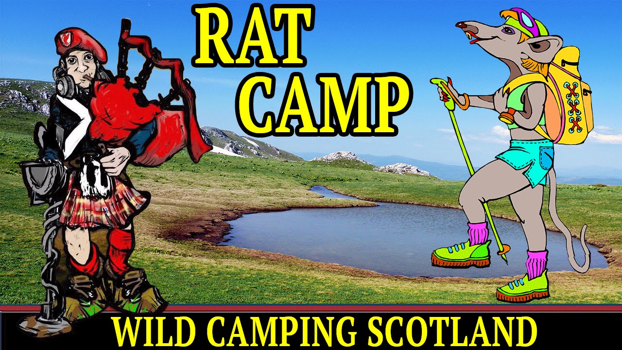 Wild Camping RAT CAMP (12) - YouTube