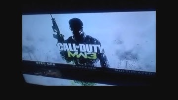 Modern Warfare 3 Full Main Menu Leaked