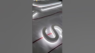 Illuminate your space with our advanced backlit channel letters