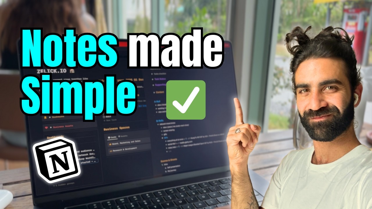 Stop Overcomplicating Notion: My Simple Note-Taking System