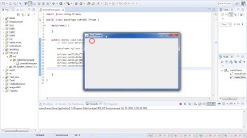 การสร้าง JFrame ภาษา Java