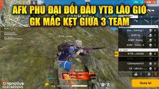 Free Fire | AFK Phú Đại Đối Đầu YTB Lão Gió - GK Mắc Kẹt Giữa 3 Team Kho Quân Sự | Rikaki Gaming