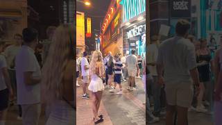 The wild nightlife of Lloret de Mar, Spain, after midnight #shorts #streetlife #nightlife