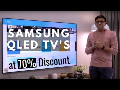 Samsung QLED TV at 70% OFF - Not Paid / Not Sponsored