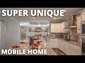 SUPER UNIQUE MOBILE HOME! HUGE walk-in closet you MUST SEE! Mobile Home Tour