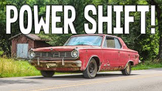 FORGOTTEN 1965 Dart V8 Four Speed  First Drive and Power Shifting!