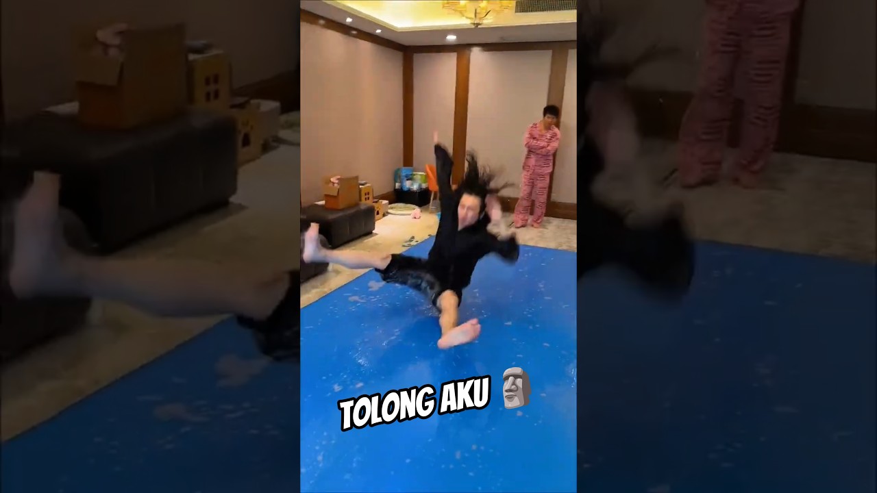 Game kocak meluncur, tapi si gondrong curang banget😂