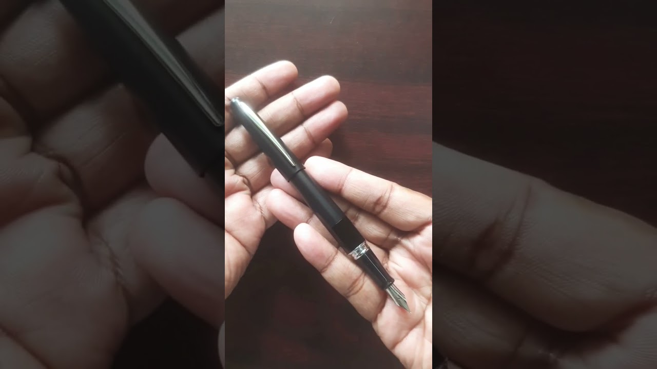 Pilot Metropolitan Plain Black Fountain Pen. 