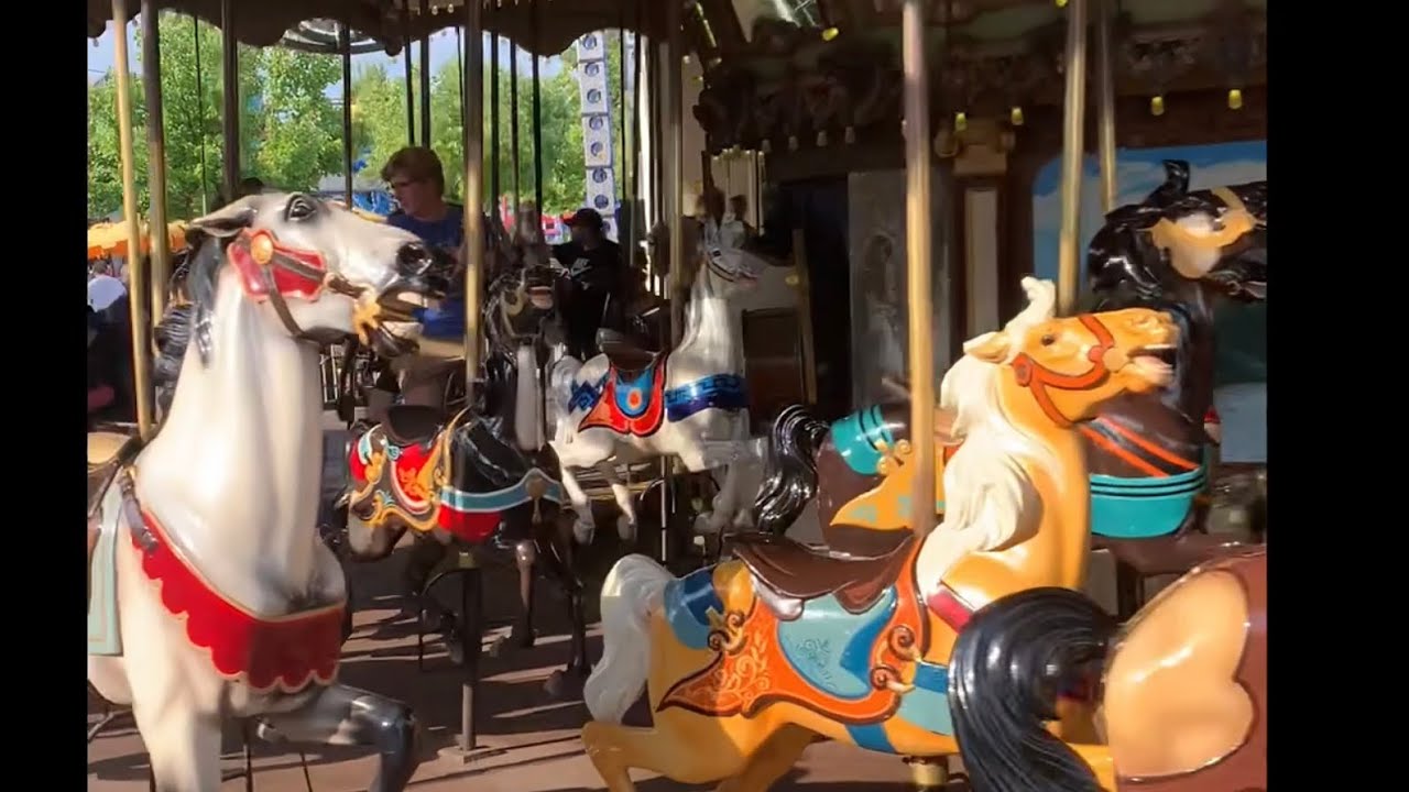 Dorney Park Dentzel Carousel and Wurlitzer Band Organ short clips 🎡🎠 September 9th 2023