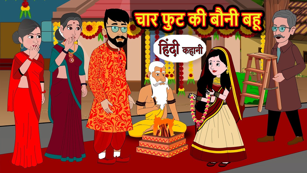 चार फुट की बौनी बहू | Hindi Kahani | Bedtime Stories | Stories in Hindi |  Comedy | Funny Story