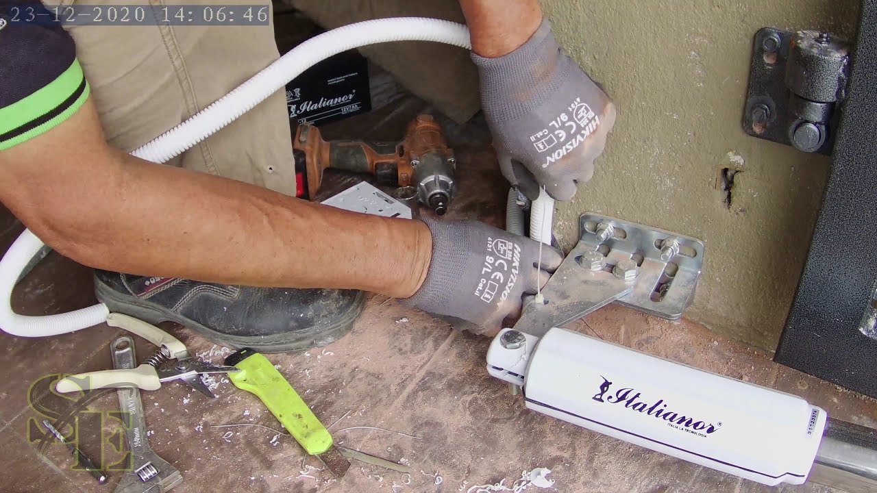 How to install italianor IT311 swing arm motor （Left Side） Cara Pasang