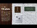 表札プレート　TM-plate　TM－プレート