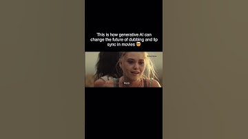 Using AI for dubbing and lip-sync in movies 🙀